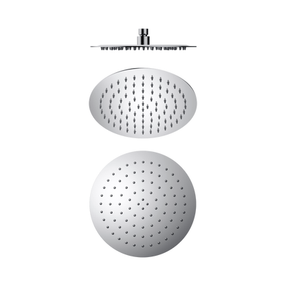 250mm Round Stainless Steel Shower Head 4 Star Rating Chrome