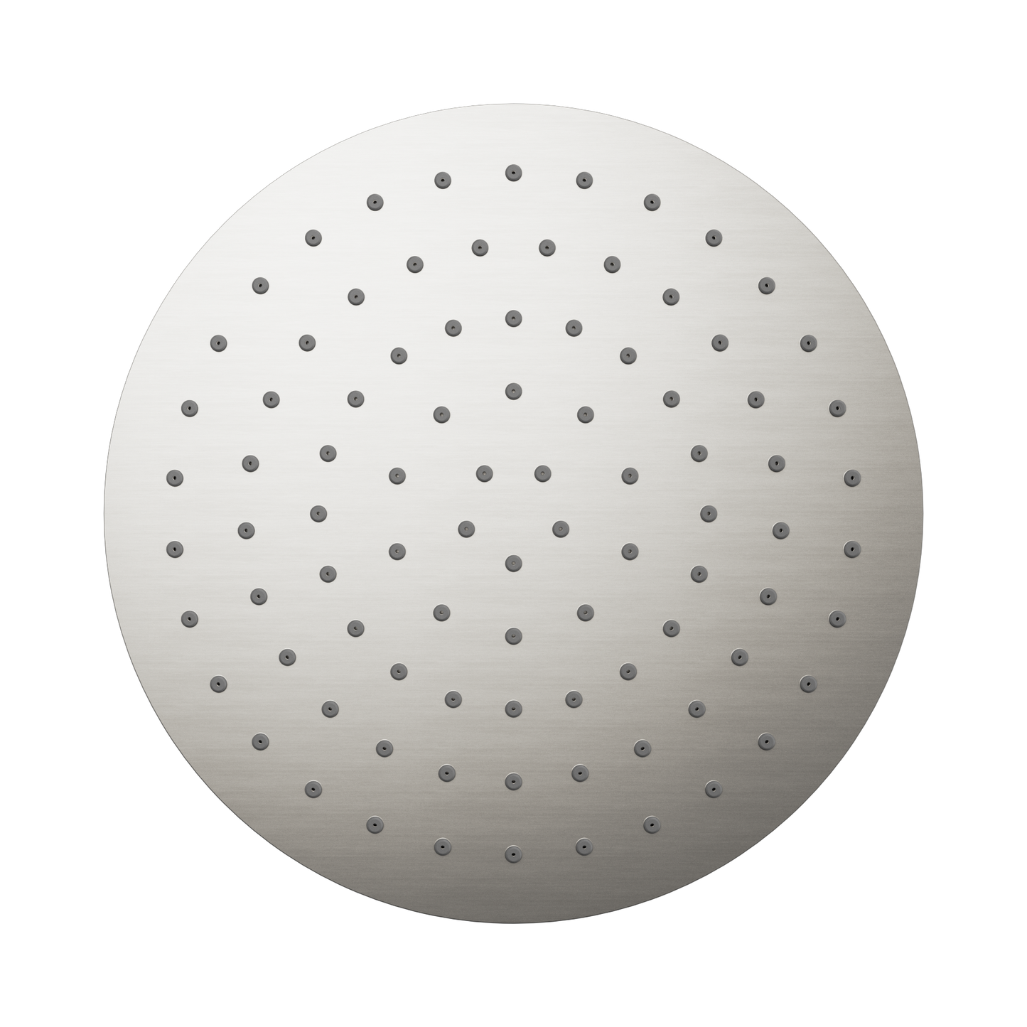 250mm Round Metal Shower Head II Brushed Nickel