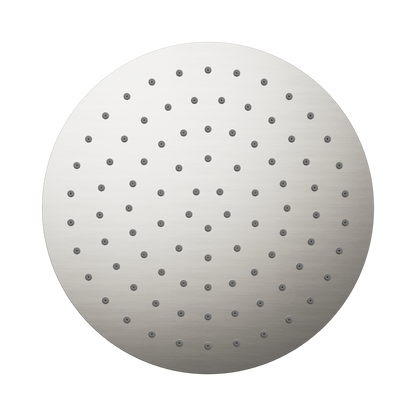 250mm Round Metal Shower Head II Brushed Nickel