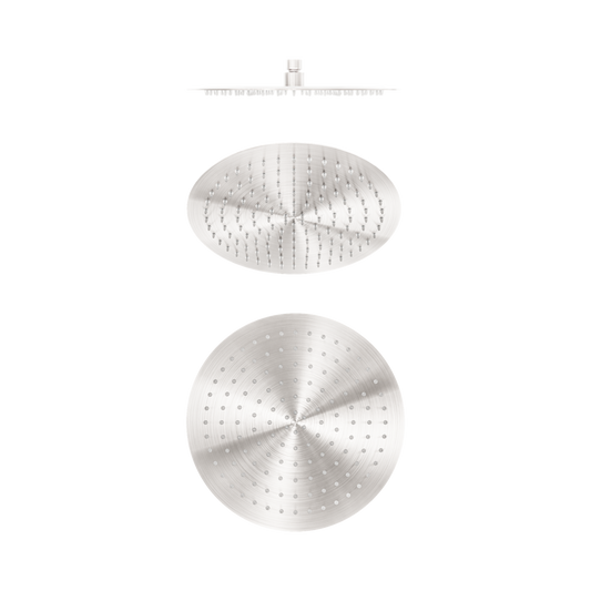 Zen SS316L 300mm Round Shower Head Brushed Nickel