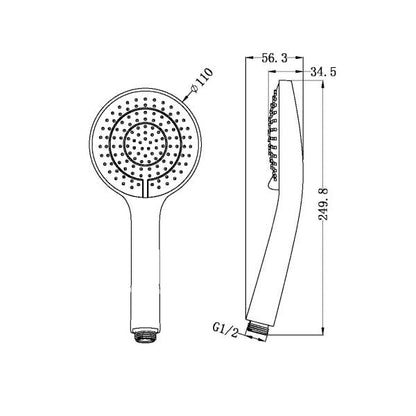 Nero Opal Air Hand Shower