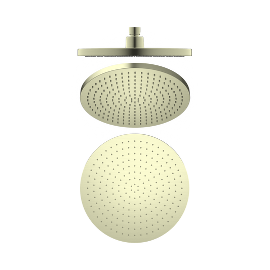 230mm Air Shower Head Brushed Gold