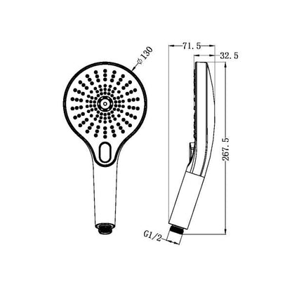 Nero Opal Hand Shower