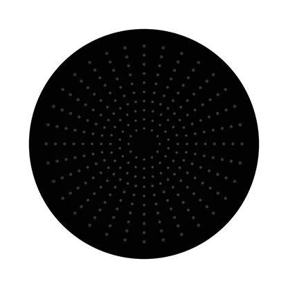 Opal 250mm Shower Head Matte Black