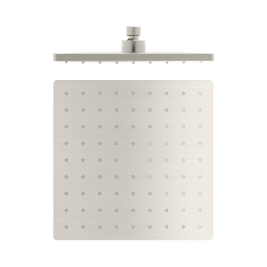 250mm ABS Square Shower Head Brushed Nickel