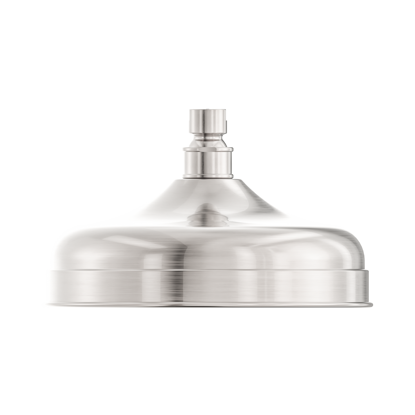 York 200mm Shower Head Brushed Nickel