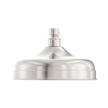 York 200mm Shower Head Brushed Nickel