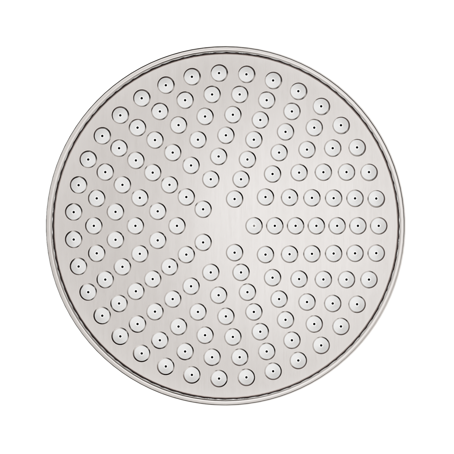 York 200mm Shower Head Brushed Nickel