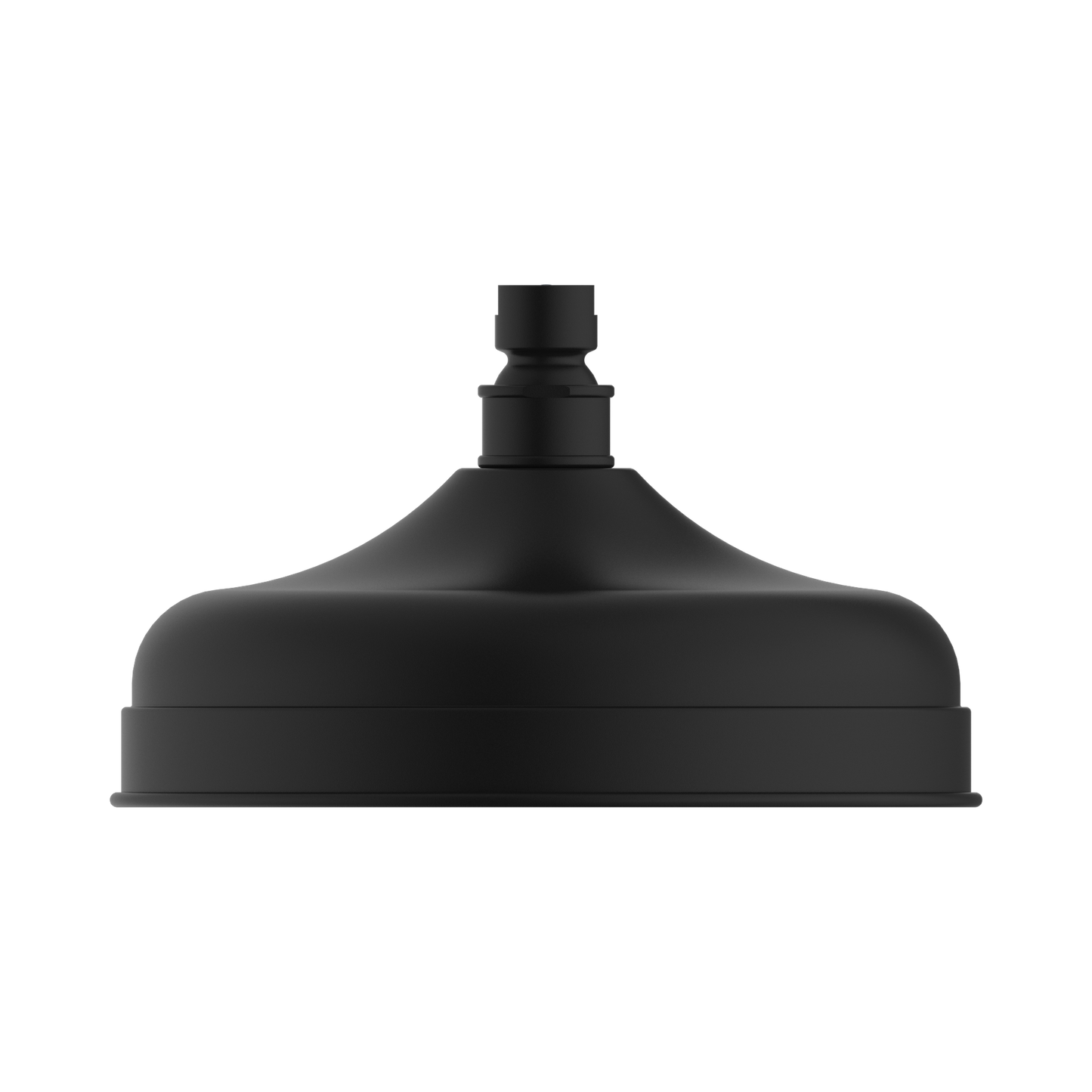 York 200mm Shower Head Matte Black