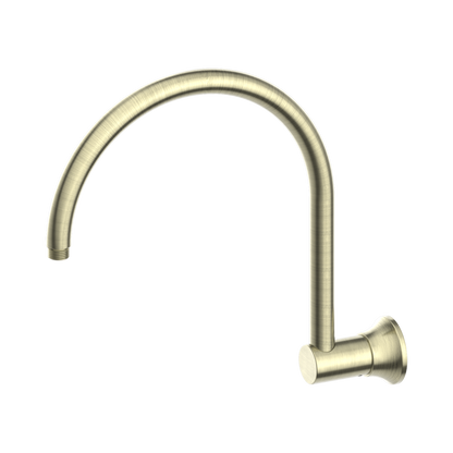 York Shower Arm Aged Brass