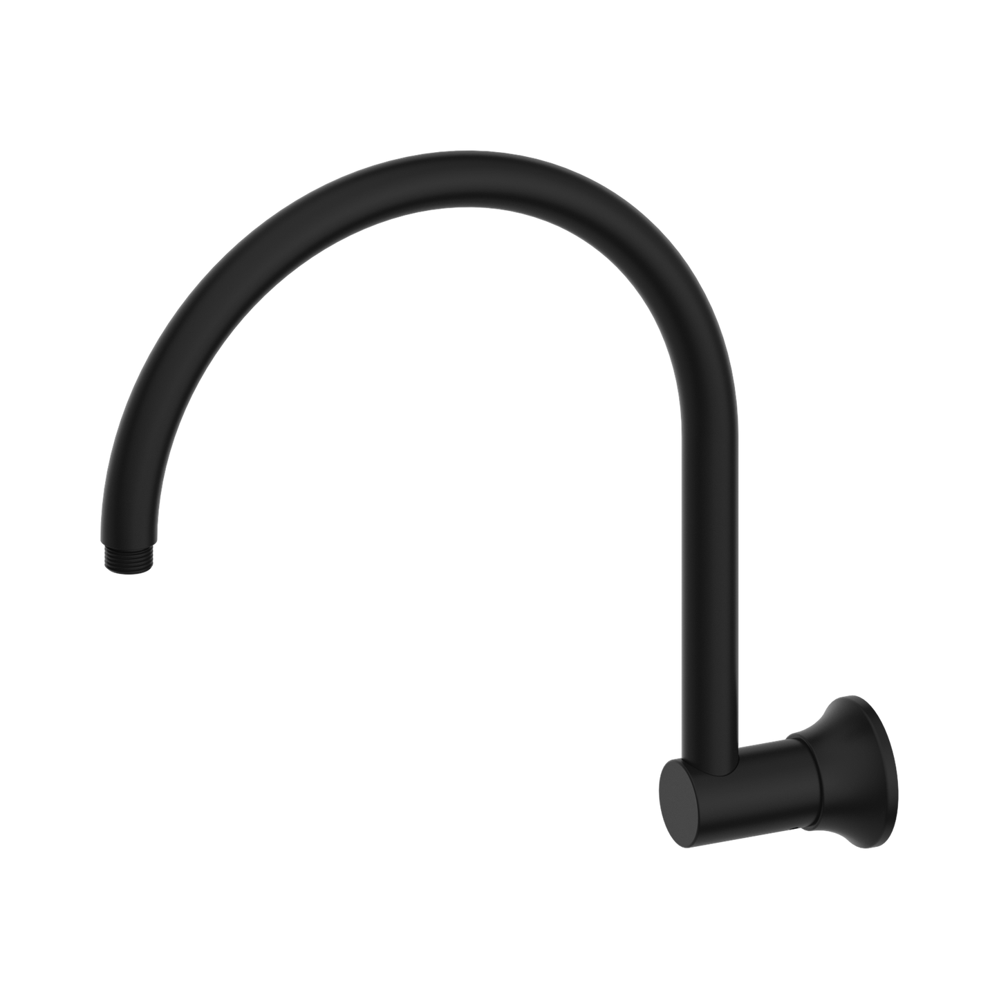York Shower Arm Matte Black