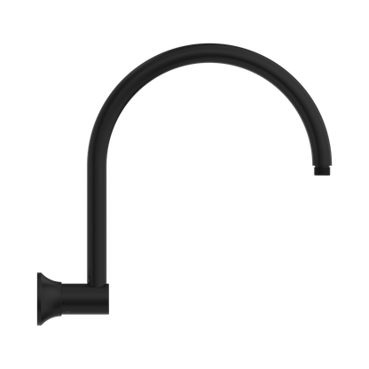 York Shower Arm Matte Black