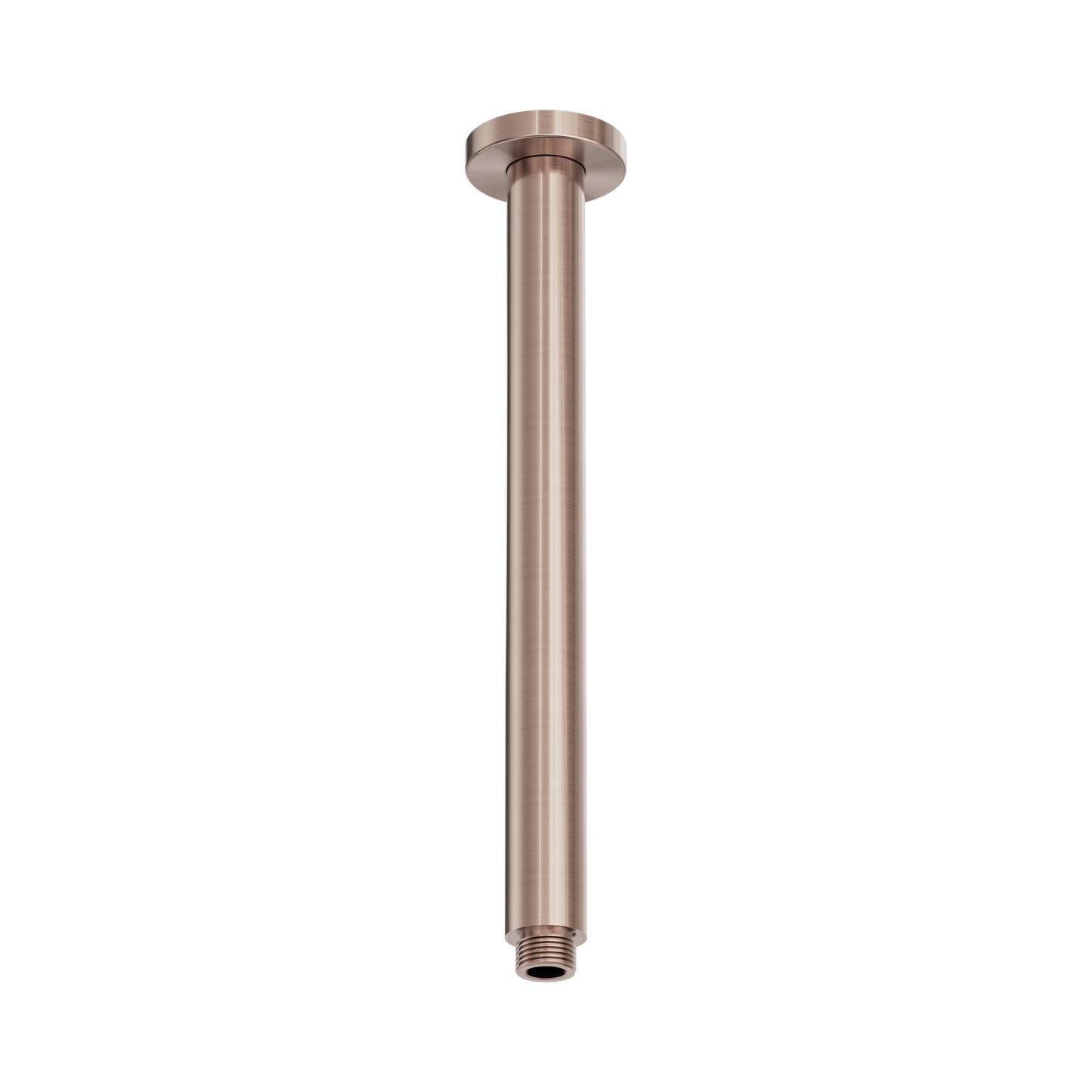 Zen SS316L Round Ceiling Arm 300mm Length Brushed Bronze