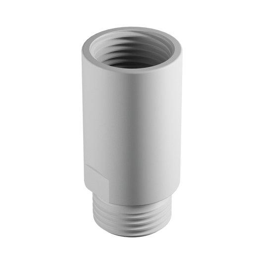 Dual Check Valve Male X Female G1/2 Matte White