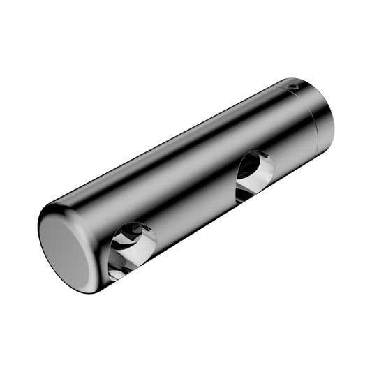 Mecca Care Make Your Own 25mm Grab Rail Double Towel Bracket Left Chrome