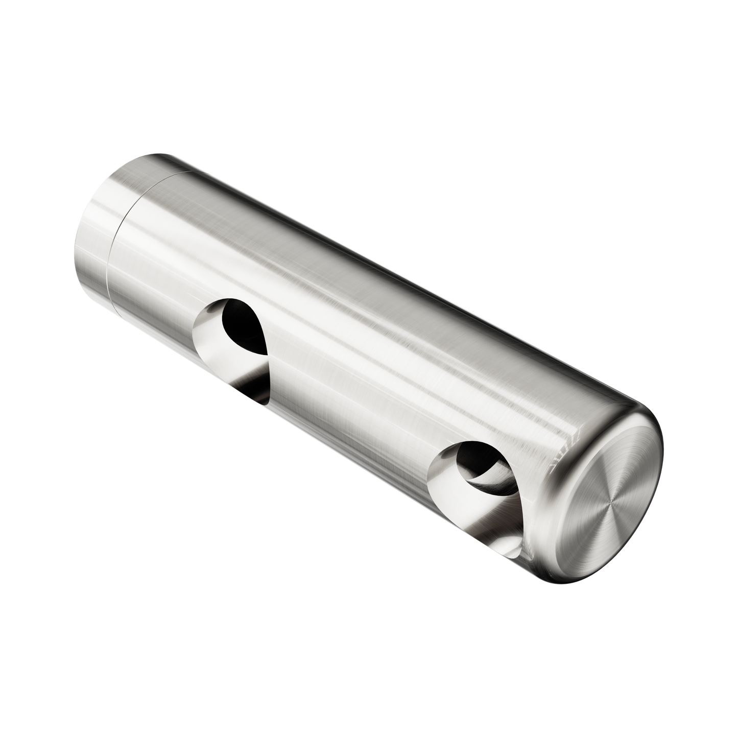 Mecca Care Make Your Own 25mm Grab Rail Double Towel Bracket Right Brushed Nickel