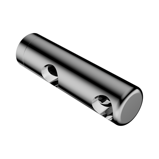 Mecca Care Make Your Own 25mm Grab Rail Double Towel Bracket Right Chrome
