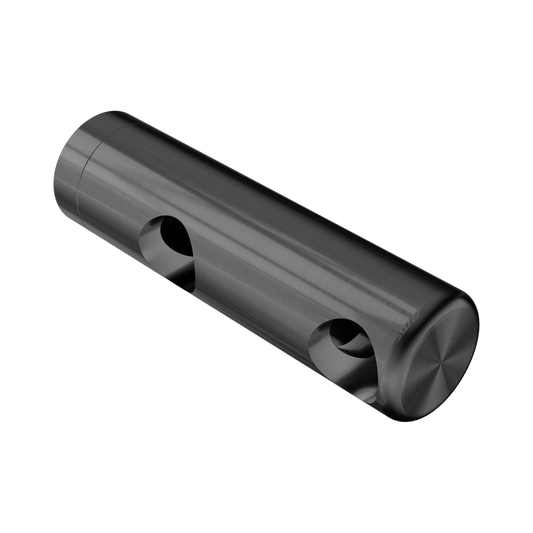 Mecca Care Make Your Own 25mm Grab Rail Double Towel Bracket Right Gun Metal