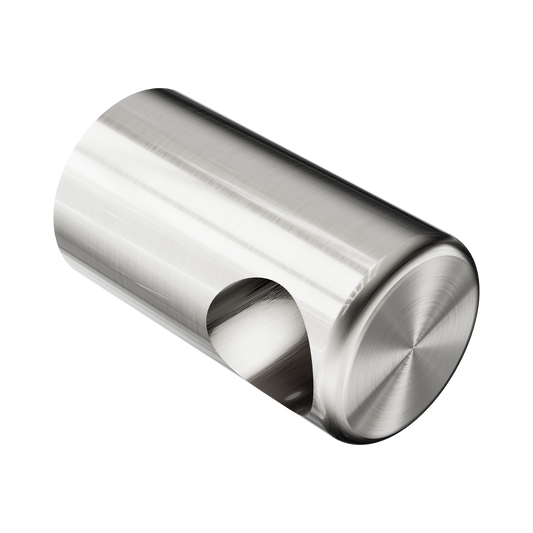 Mecca Care Make Your Own 32mm Grab Rail End Bracket Brushed Nickel