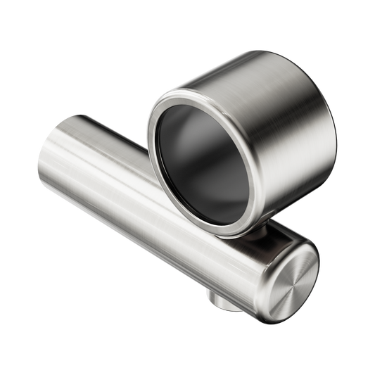 Mecca Care Make Your Own 32mm Hand Rail Undermount Mid Bracket Brushed Nickel