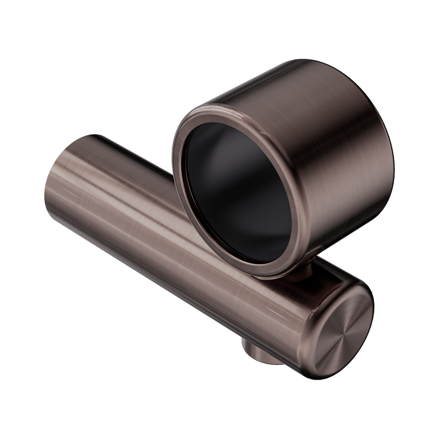 Mecca Care Make Your Own 32mm Hand Rail Undermount Mid Bracket Brushed Bronze
