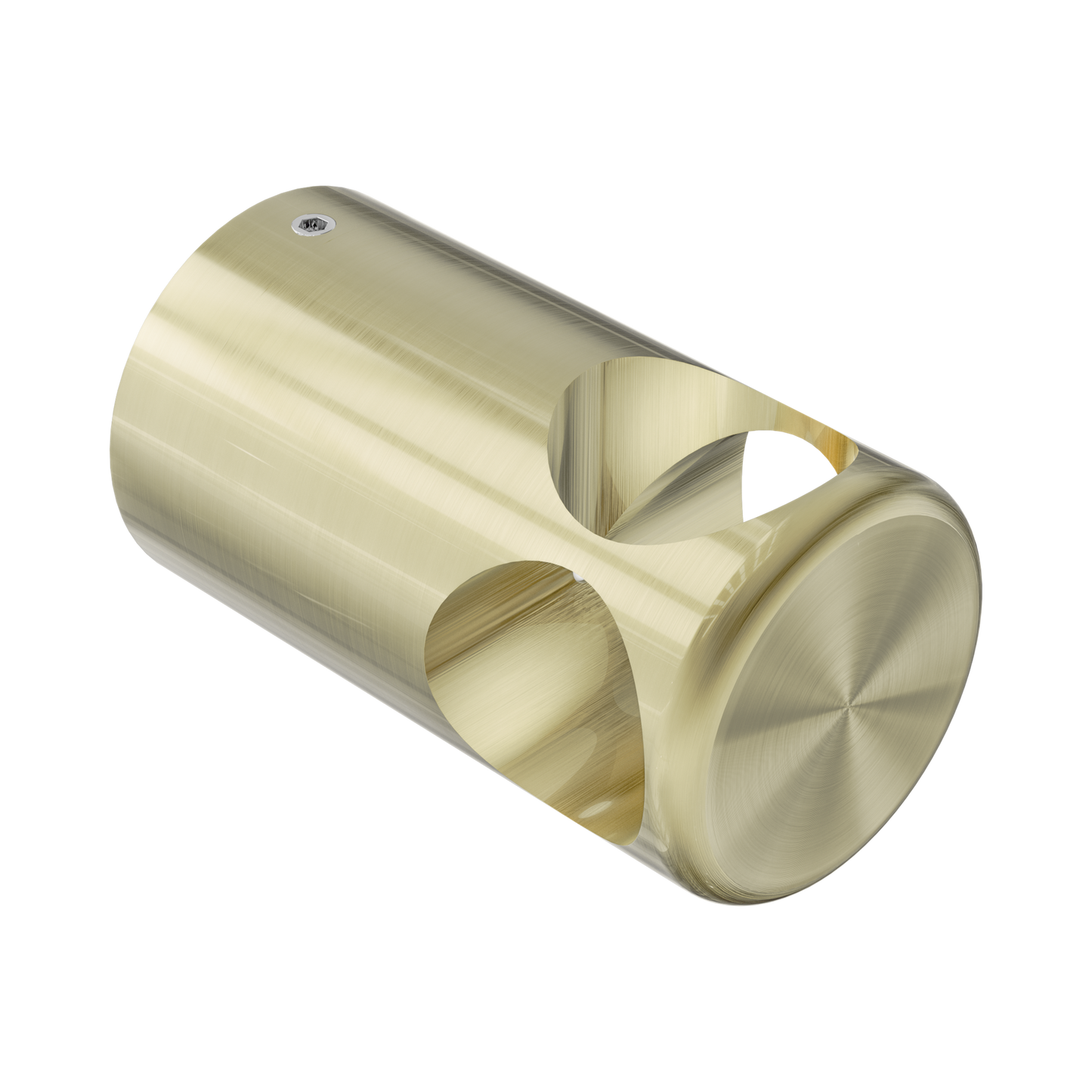 Mecca Care Make Your Own 32mm Grab Rail T Bar Bracket Brushed Gold