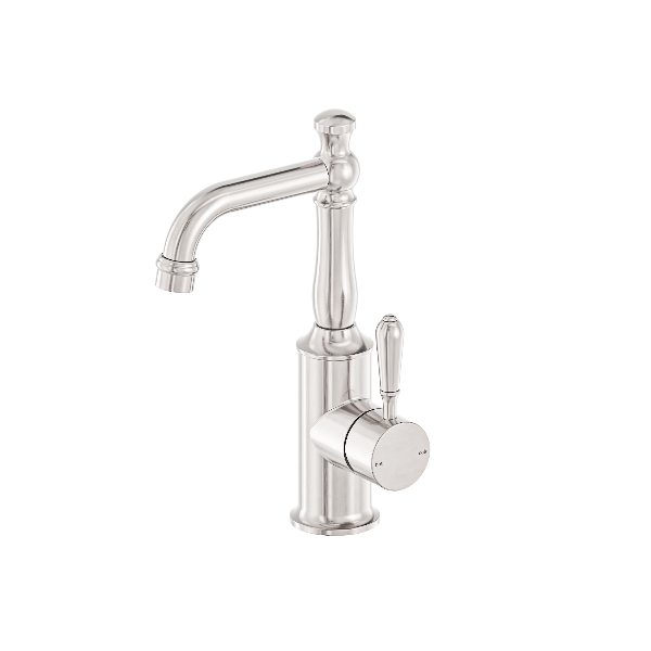 Nero York Basin Mixer With Metal Lever  NR69210102BN
