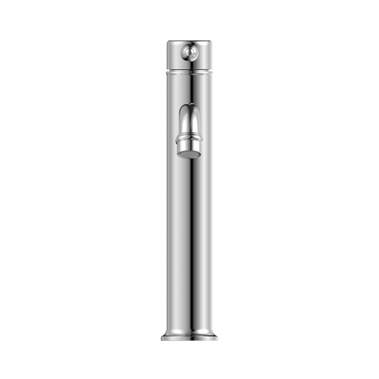 York Straight Tall Basin Mixer With Metal Lever Chrome