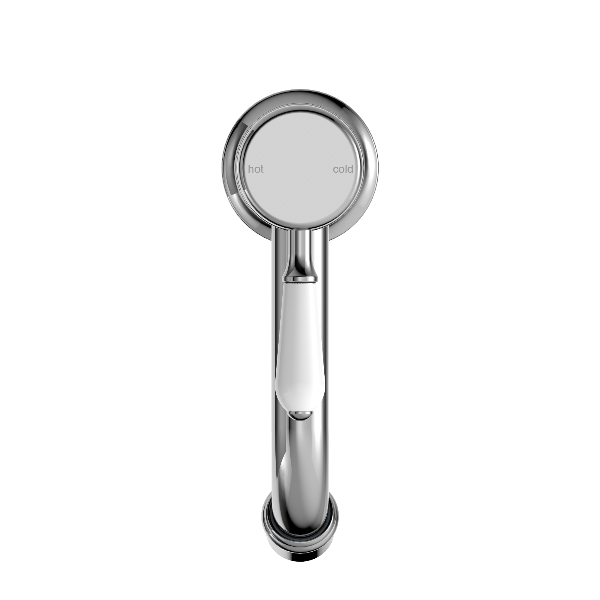 Nero York Straight Basin Mixer With  Porcelain Lever  NR692101b01CH