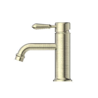 Nero York Straight Basin Mixer With Metal Lever Aged  NR692101b02AB