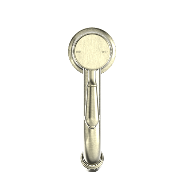 Nero York Straight Basin Mixer With Metal Lever Aged  NR692101b02AB