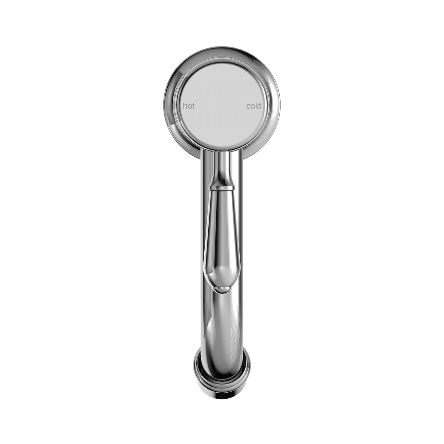 York Straight Basin Mixer With Metal Lever Chrome