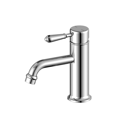 York Straight Basin Mixer With Metal Lever - Reno Spares