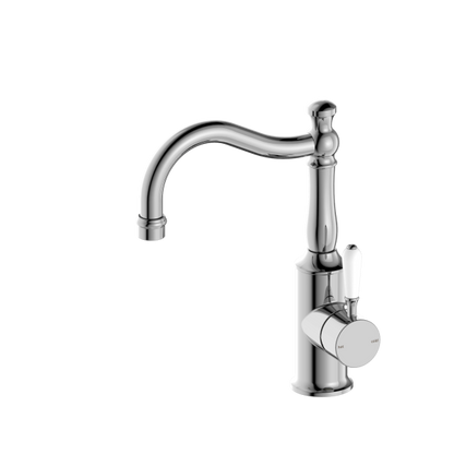 Nero York Basin Mixer Hook Spout