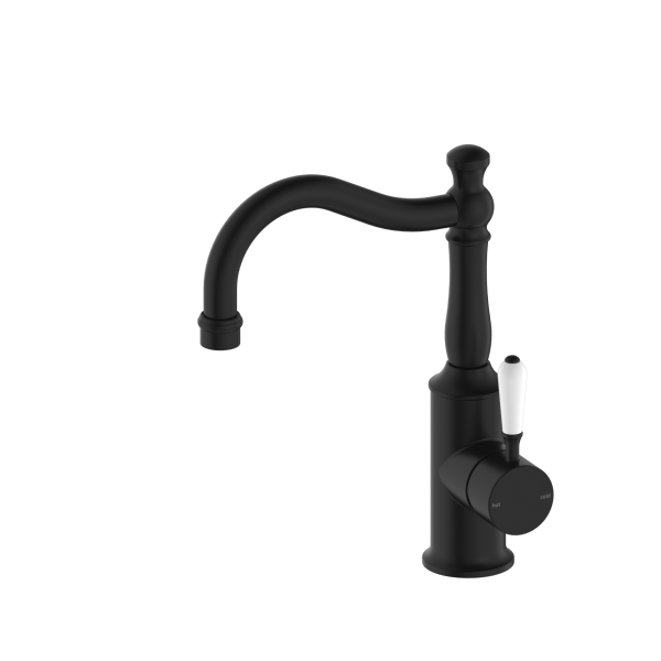 Nero York Basin Mixer Hook Spout