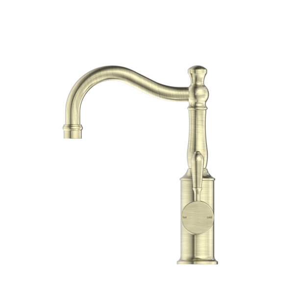 Nero York Basin Mixer Hook Spout