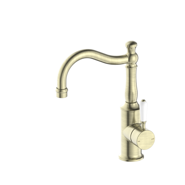 Nero York Basin Mixer Hook Spout