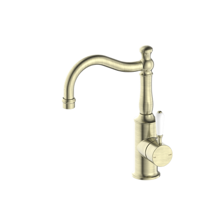 Nero York Basin Mixer Hook Spout
