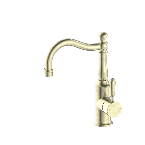 Nero York Basin Mixer Hook Spout