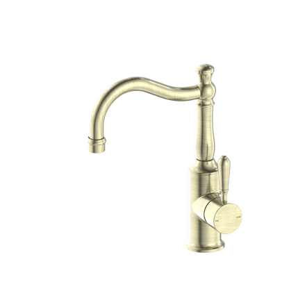 Nero York Basin Mixer Hook Spout