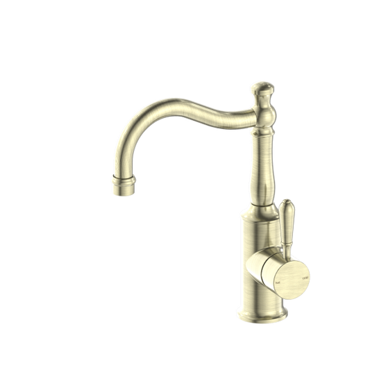 Nero York Basin Mixer Hook Spout