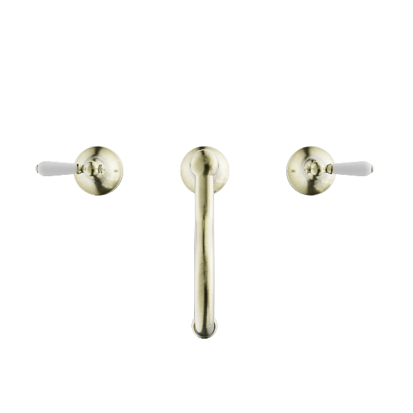 Nero York Basin Set With  Porcelain Lever Aged  NR692102a01AB