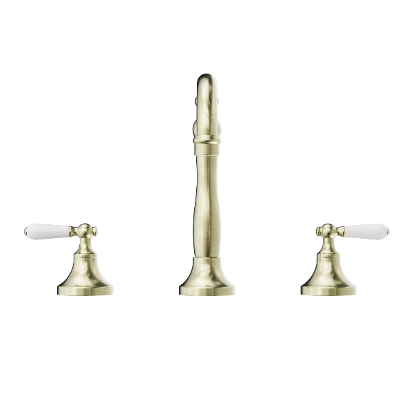 Nero York Basin Set With  Porcelain Lever Aged  NR692102a01AB