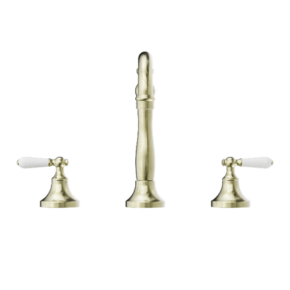 Nero York Basin Set With  Porcelain Lever Aged  NR692102a01AB