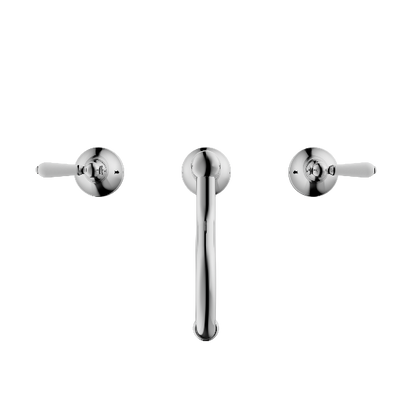 Nero York Basin Set With  Porcelain Lever  NR692102a01CH