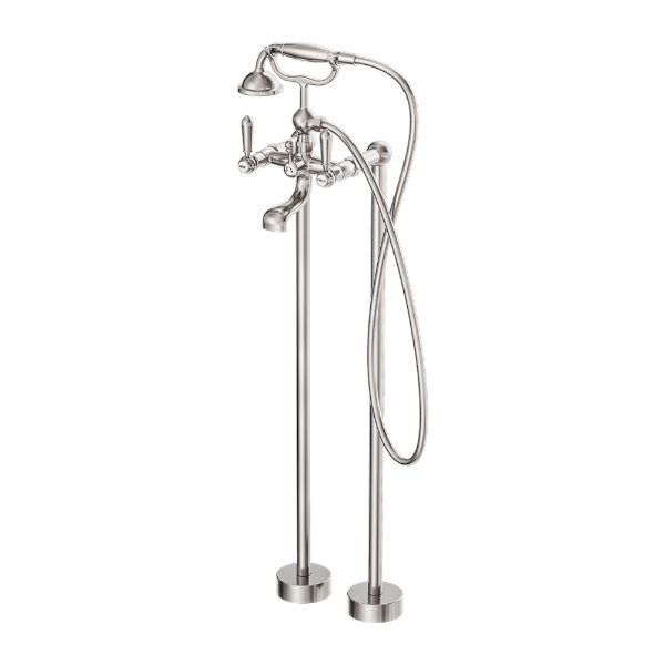 Nero York Freestanding Bath Set With Metal Hand Shower  NR692103a02BN
