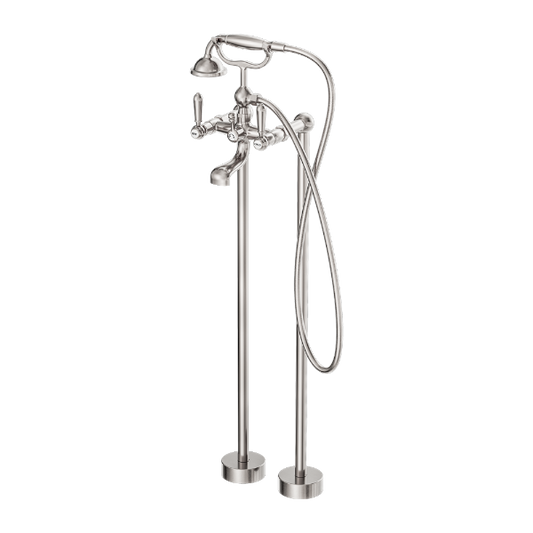 Nero York Freestanding Bath Set With Metal Hand Shower  NR692103a02BN
