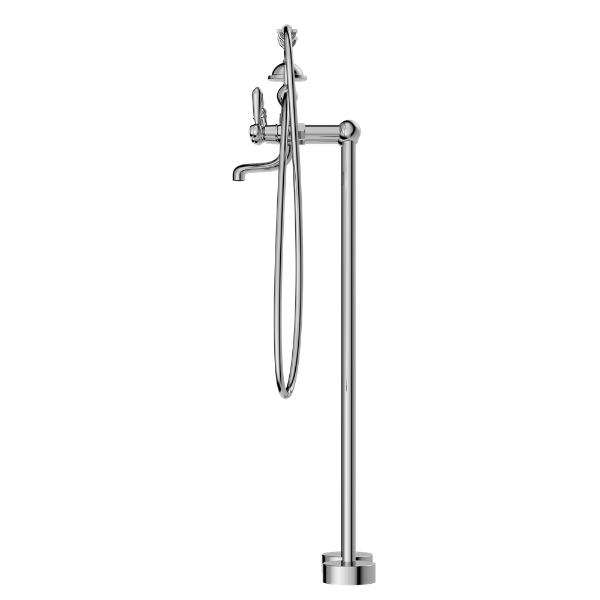 Nero York Freestanding Bath Set With Metal Hand Shower  NR692103a02CH