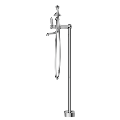 Nero York Freestanding Bath Set With Metal Hand Shower  NR692103a02CH