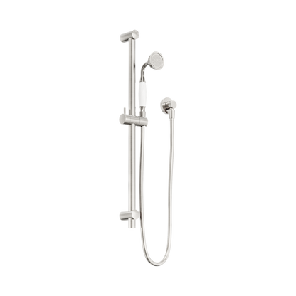 York Shower Rail With White Porcelain Hand Shower